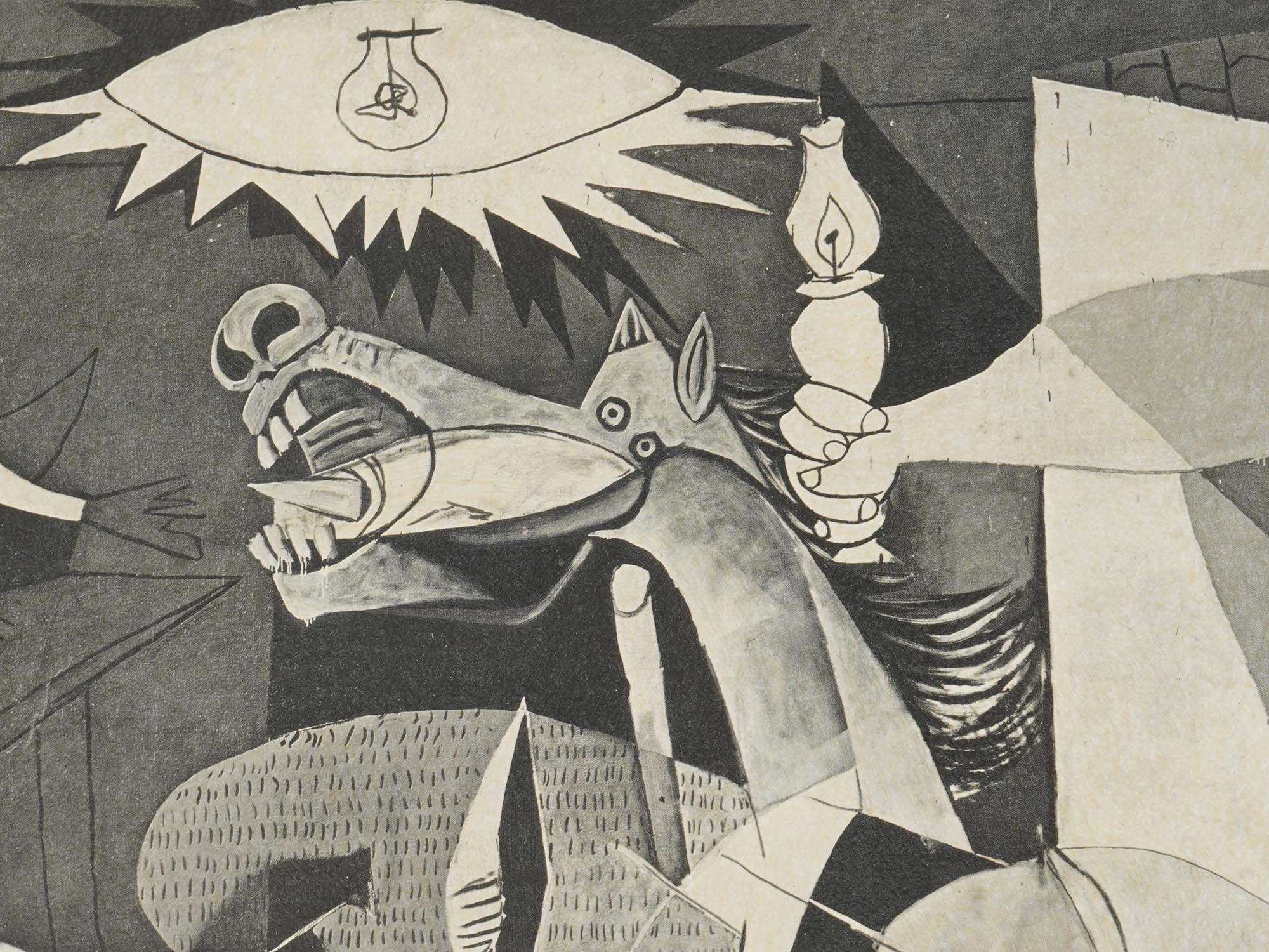 SPANISH LITHOGRAPH GUERNICA AFTER PABLO PICASSO PIC-2